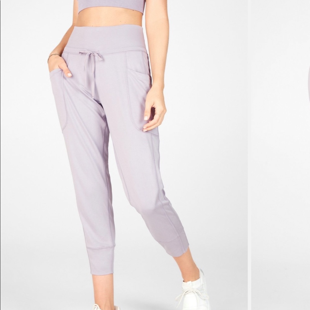 Purple/gray lightweight pants